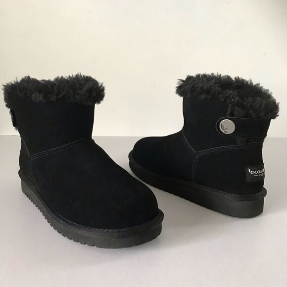 Koolaburra by UGG Jordina Mini Suede Button Boots - Picture 3 of 9